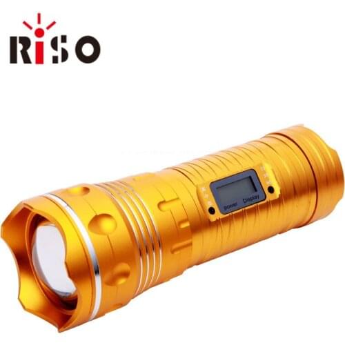 DHL/Fedex 10PCS LED Fishing Night Fishing Lamp Lamp 10w Digital Dimming Lamp Lighting Flashlight Telescopic Fishing Light