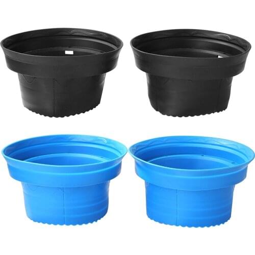 2pcs 6.5in Car Audio Speaker Waterproof Cover Silicone Sound Insulation Stop Shock Silica Gel Seal Mount Adapter Rings Speaker