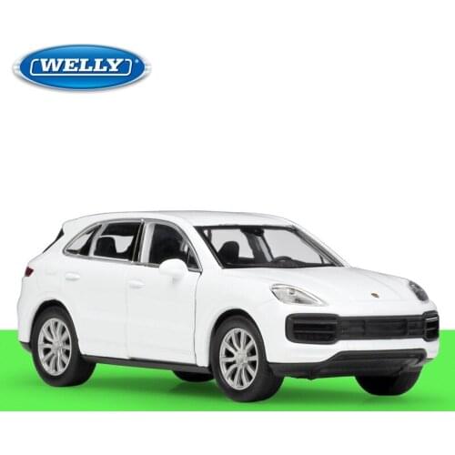 Welly 1:36 Diecast Cayenne Turbo SUV Sport Cars High Simulation Vehicle Alloy Metal Model Car