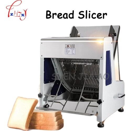 Electric Commercial Bread Slicer 31 slices of bread slicer square bag Tusi Sanitary tricks machine Stainless Steel 110/220V 1pc