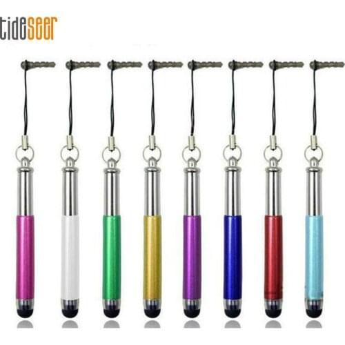 100pcs Universal Retractable Capacitive Stylus Touch Screen Tablet Pen For iPhone iPad Tablets PC Samsung Mobile Phones