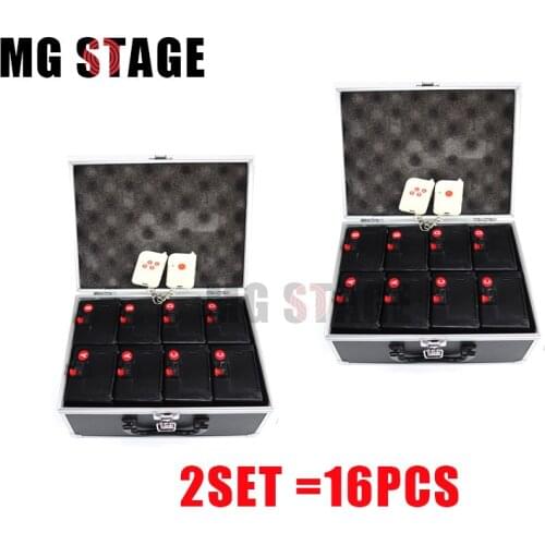 2Set Cold Fireworks System Sparking Machine Wireless Remote Control Pyrotechnics Stage Effect Fountain Ignitor Indoor Weddings