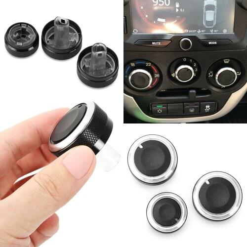 3 Pieces/Set Refit For Lada Granta AC Knob Car 3PCS Air Conditioning Heat Control Switch Knob For Lada