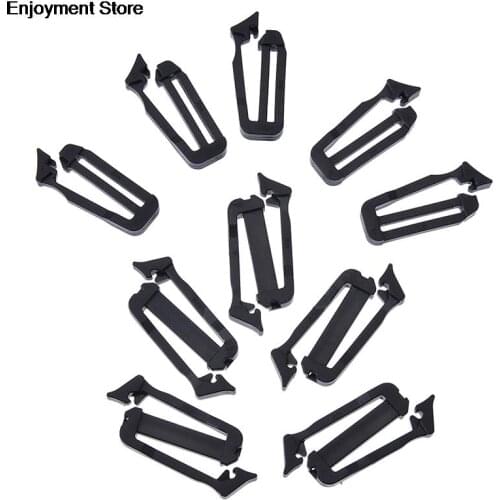 5pcs adjust keeper backpack accessories backpack clips molle webbing buckle strap belt end clip