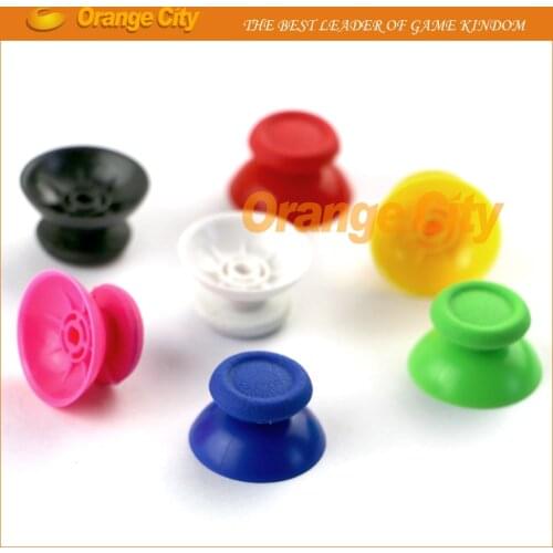 50pcs 100pcs 500pcs colorful Mushroom Thumb Analog Replacement Plastic 3D Joystick Stick Cap cover for ps4 Controller