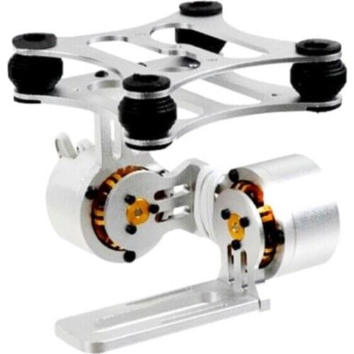 Ahock-absorbing DJI Phantom Gopro 2 3 CNC Metal Brushless Camera Gimbal Frame