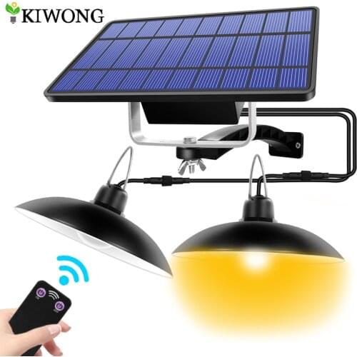 Amaryllis Double Head Solar Pendant Light Outdoor Indoor Solar Lamp With Line Warm White/White Lighting For Camping Garden Yard