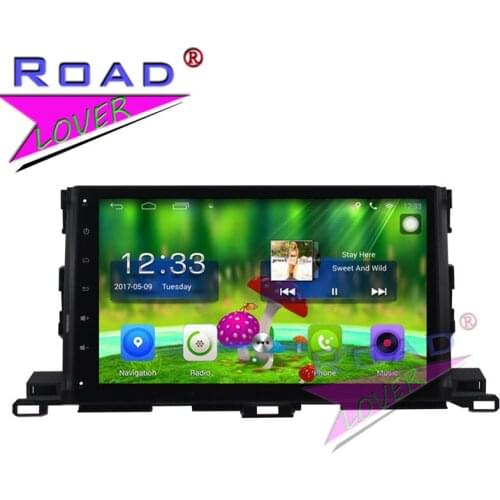 TOPNAVI Android 6.0 2G+32GB 10.1" Car PC Head Unit Auto Audio For Toyota Highlander 2015 Stereo GPS Navigation Two Din NO DVD BT