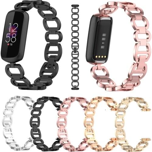 Bracelet Strap For Fitbit Luxe Smart Watch Band Replacement Metal Watchband For Fitbit Luxe Wristband