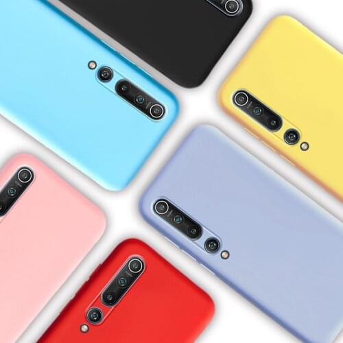 Candy Case For Xiaomi Mi 10 Pro Mi10 Cover Silicone Soft TPU Phone Case For Xiaomi Mi Note 10 Note10 Pro Fundas Slim Matte Capas