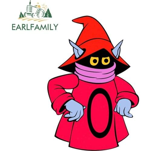 EARLFAMILY 13cm x 8.8cm for He Man Masters Orko Car Accessoires Stickers Scratch-Proof Decals Camper Personality Decoration