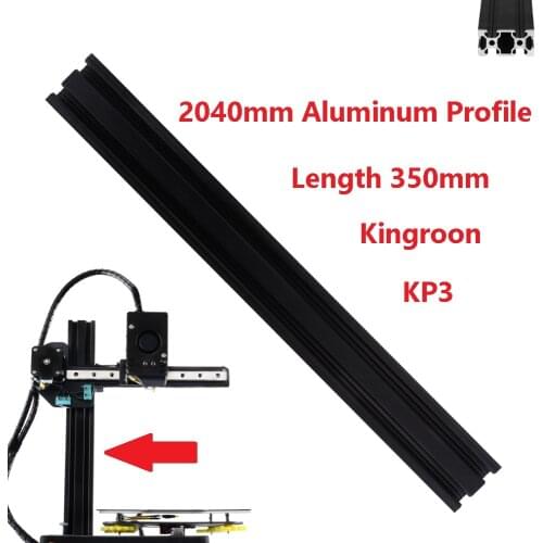KP3S Z axis Arm 350mm Lifting Main Beam 2040 European Standard Linear Rail For CNC 3D Printer Parts for KINGROON 3D Printer