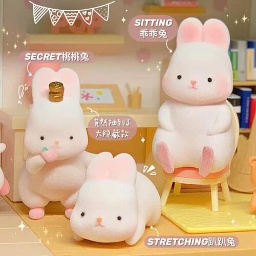 Rabbit Series Blind Box Toy Doll Confirmed Style Cute Rabbit Anime Character Surprise Gift Free Shipping Mistery Box