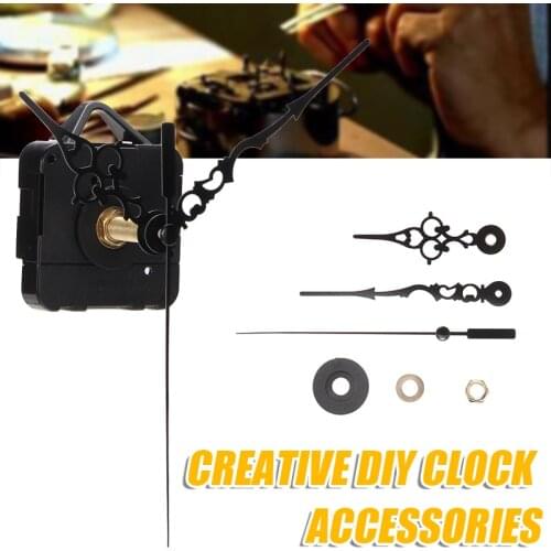 New Arrival Wall Clock Movement Mechanism HR1688 Long Axis Movements Kit with Hook Drop Shipping DIY Clock Parts
