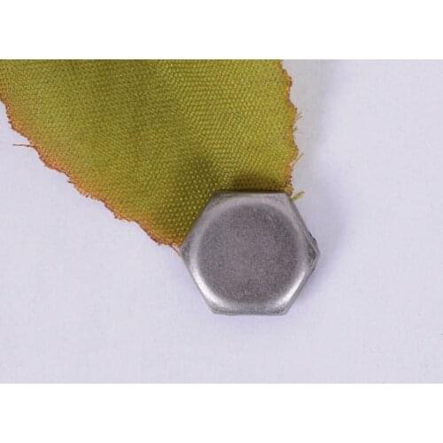 13*13mm Stream Punk Flat Hexagon Shape Rivet Studs Spots Leather Work Belt Decor