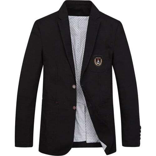 Fashion Mens Clothing Spring and Autumn Casual Blazer Jacket Loose Tops Overcoat Young Male Handsome Suit Collar Jackets M-4XL