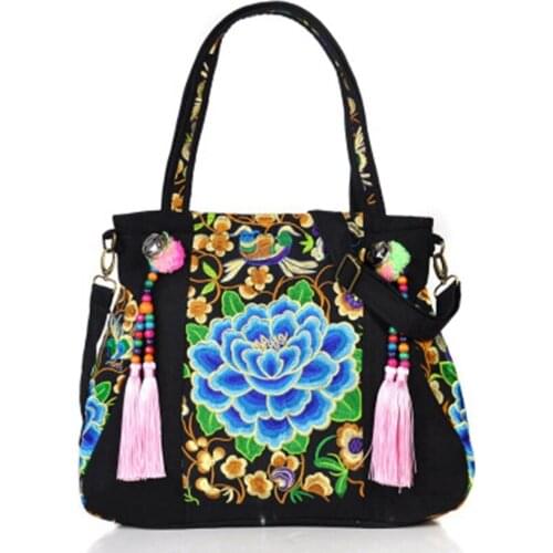 National style retro fashion embroidered travel bag new characteristic national embroidery hand bag shoulder bag leisure