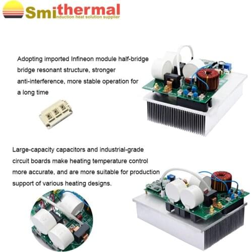 8KW Electromagnetic Heating Control Card Panel for Commercial Cook and Plastic Industry