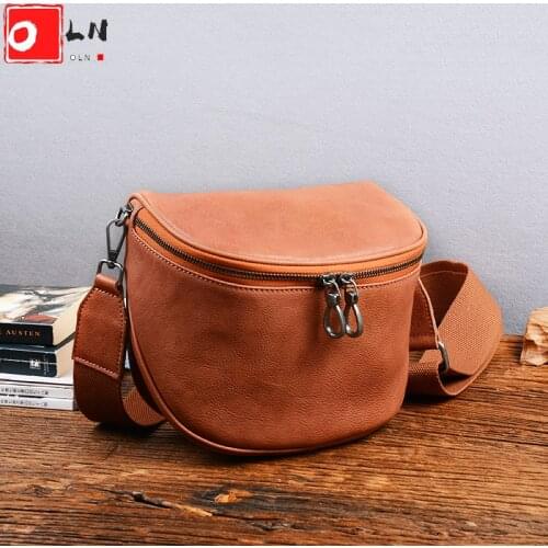 Casual Woman Shoulder Bag Luxury Handbag Design Soft Leather Fashion Crossbody Bags for Female Small Fashion Cross Body Saddle