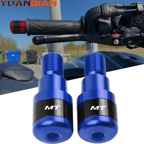 For YAMAHA MT03 MT07 MT09 MT10 MT 03 07 09 10 TRACER 900 GT Motorcycles Handlebar Grips Plug Slider Handle Bar Ends MT-07 MT-09