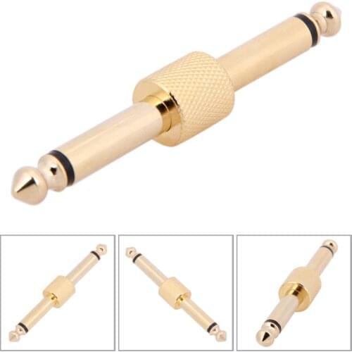 Guitar Effect Pedal Coupler Connectors Effect Adapter Music Straight Accessories Convert Plug for Pedals