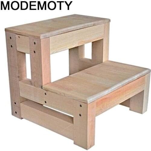 Taburete De Cocina Banco Escalera Bathroom For Elderly Kitchen Ottoman Small Wooden Chair Escabeau Escaleta Ladder Step Stool