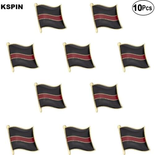 Thin Red Line 2 Flag Lapel Pin Flag badge Brooch Pins Badges 10Pcs a Lot