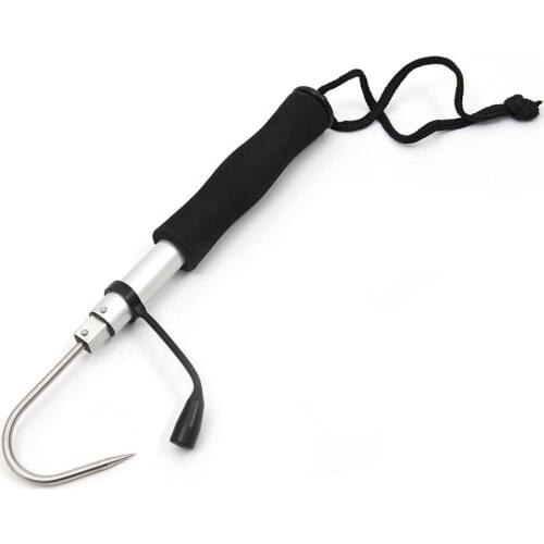 Retractable 60/120cm Stainless Steel Telescopic Sea Fishing Spear Hook Tackle Suitable For All Kinds Of Heavyweight Fish Active