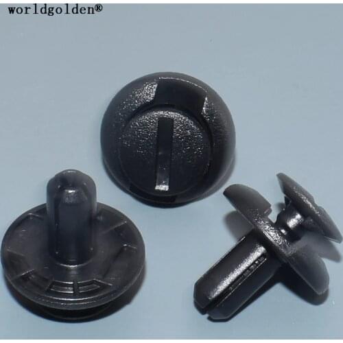 Worldgolden 100pcs auto fasteners Air Filter Cowl Hood Clip for SUBARU#90914-0063(909140063)