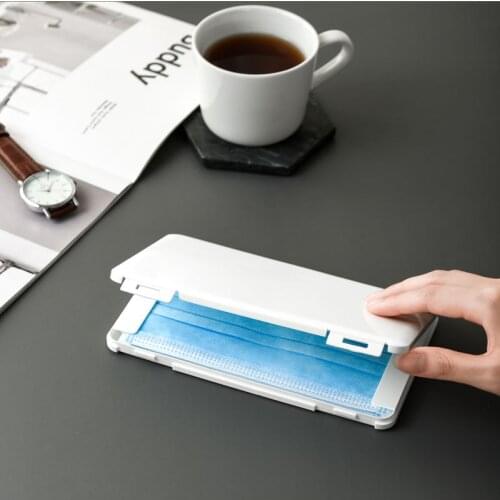 Mask Box Dust-proof Mask Case Portable Mask Bag Portable Mask Organize Box Moisture-proof Face Mask Storage Clip Home Supplies