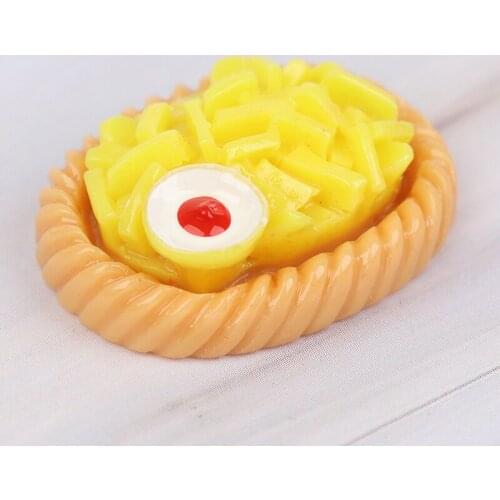 10pcs/set Miniature Dollhouse Bowl Desserts Food Mini Pretend Food Kitchen Decor