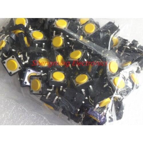 100PCS B3F-4005 2.55N 12*12*4.3 Tactile Switch 12x12x4.3mm 100% Original