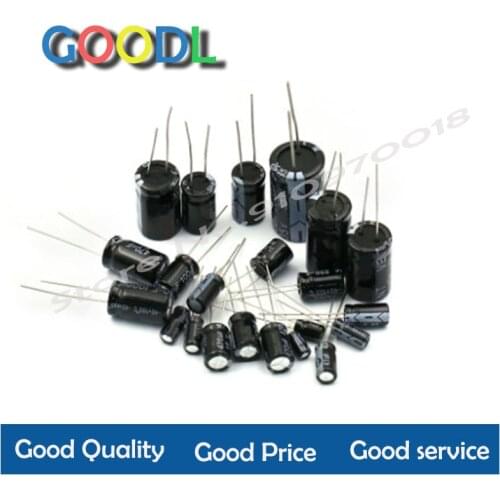 20PCS 35V-470uF aluminum electrolytic capacitor 4V 10V 16V 25V 35V 100UF 220UF 330UF 470UF 680UF 1000UF 47UF 1500UF 10UF 22UF