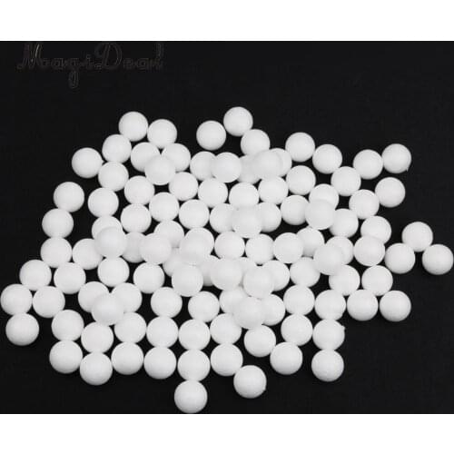 200pcs 20mm 25mm Modelling Craft Polystyrene Styrofoam Foam Balls Solid White Craft Ball For DIY Wedding Party Decor Ornaments