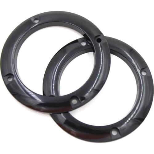 2016 NEW 2PCS Universal 2.2" Speaker Grills Cover 66mm Black Color Car Sound Speaker Audio Ring Cover Trim Decoration