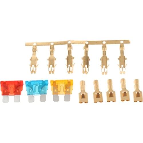 25A RV Marine Truck Camper Boat 1-Way Relay+ 3-Slot Blade Fuse Holder Box