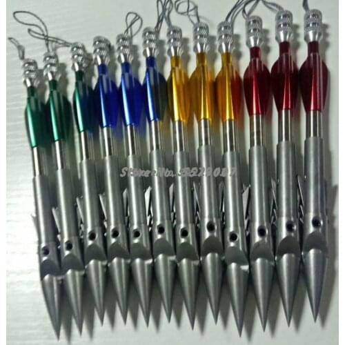5/10pcs Fishing Slingshot Darts Strong Magnetic Rear-mounted Heavy 440c Deep-water Dart Broadhead Arrow Outdoor Fishing