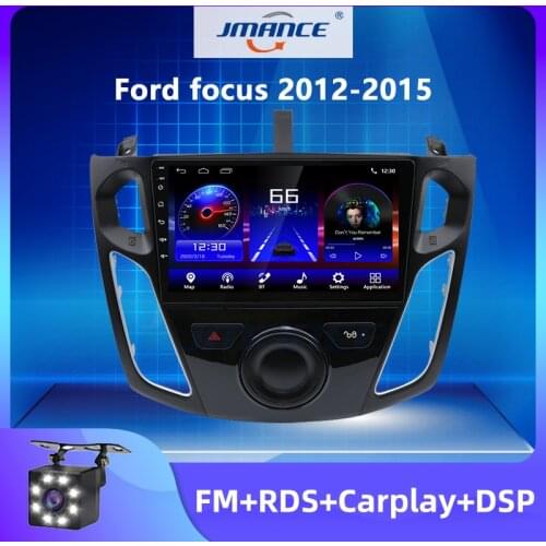 JMANCE For Ford Focus 3 Mk 3 2012 - 2015 Carplay Car Radio Multimedia Video Player Navigation GPS android No 2din 2 din DVD