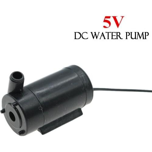 BlueRaven Black Micro Submersible Pump DC Motor 5V Small Water Pump