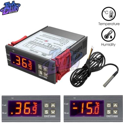 DST1020 DST1000 Digital Thermostat Humidity Temperature Controller Regulator Thermoregulator HygrometerＤＣ 12－７２ＶＡＣ110V 220V