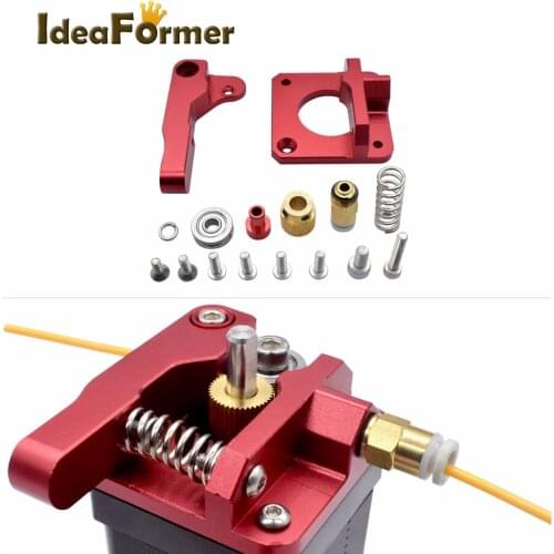 3D Printer Parts MK8 CR10 Extruder Aluminum Alloy Block Bowden Extruder 1.75MM Filament Reprap Extrusion For MK8 CR-10 DIY