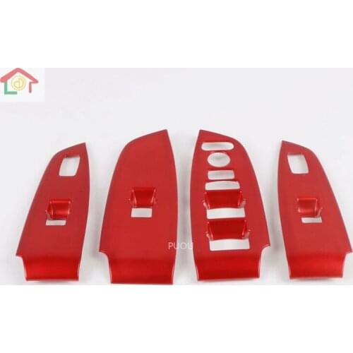 For 10th Honda Accord 2018 2019 Glass Lifting Panel Sticker Accord Interior Door Handle Button Panel Decorative Sticker Special