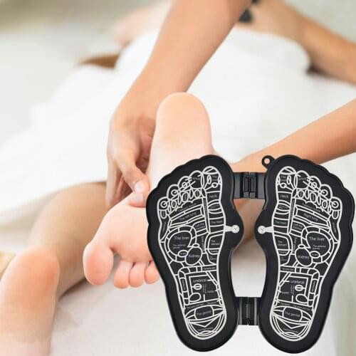 EMS Foot Massager Health Care Massageador Mat Fisioterapia Saude Electrodos Muscular Massageador Foot massage