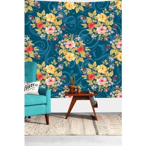 Simsant Black and White Tapestry Yinyang Mandala Sun Moon Art Wall Hanging Tapestries for Living Room Bedroom Home Decor