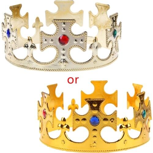 Toy Crown of the King Prince Epiphany Three Kings Day Happy Birthday Party Decoration