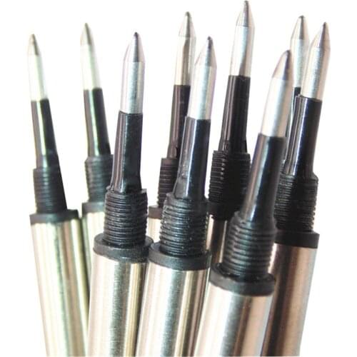 Jinhao 10pcs ink Black Advanced Screw Refill Rollerball Pen New