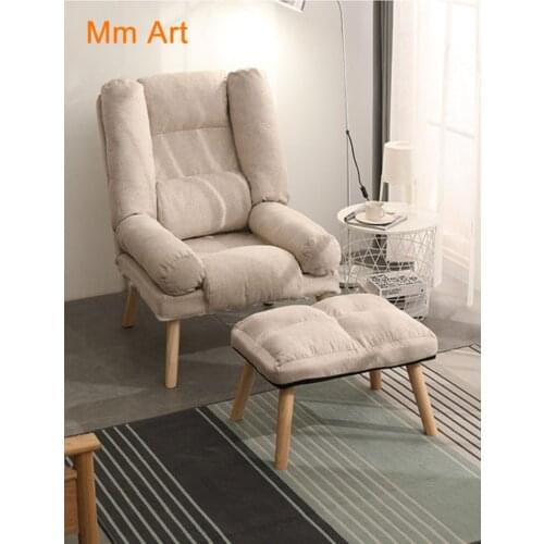 Armchairs Sofas Folding Lounger Office Chairs Nordic Relax Bed Chair Clamshell Home Furniture Reclinable Lounge Living Room