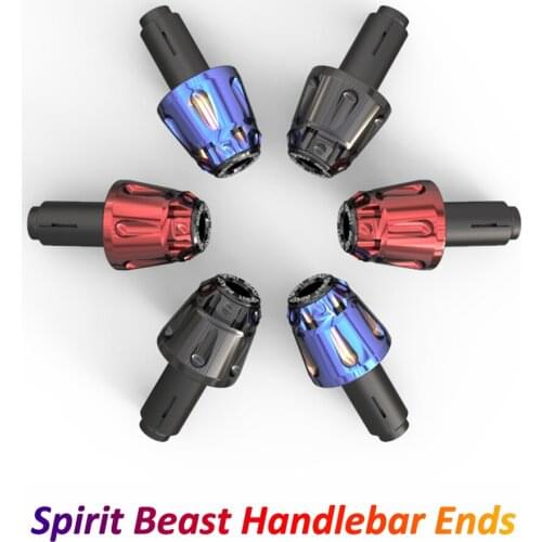 Spirit Beast Motorcycle Handlebar Ends Plug Balance Weights CNC Aluminum Alloy Steering Wheel Counterweights Anti-Fall Block