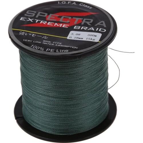 Nylon braid Fishing Wire 30lb 300M 11kg for Lure Train