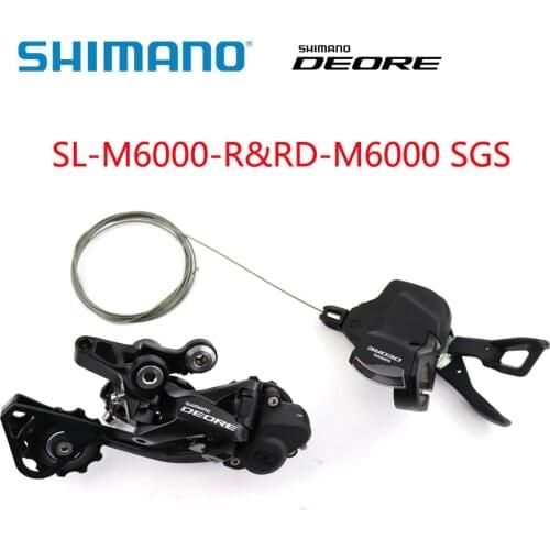 SHIMANO DEORE M6000 Groupset SL M6000 SHIFT LEVER + RD M6000 REAR DERAILLEUR MTB DEORE 10-SPEED SL+RD M6000 Bicycle Parts